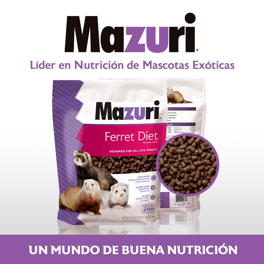 Mazuri Huron Diet Ferret 2 26 Kg Distribuidora Lira