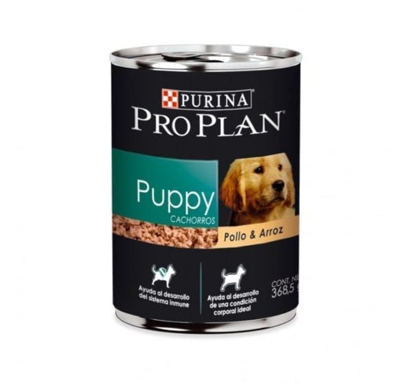 Pro Plan Lata Puppy Pollo & Arroz 368,5 gr x 12 unidades