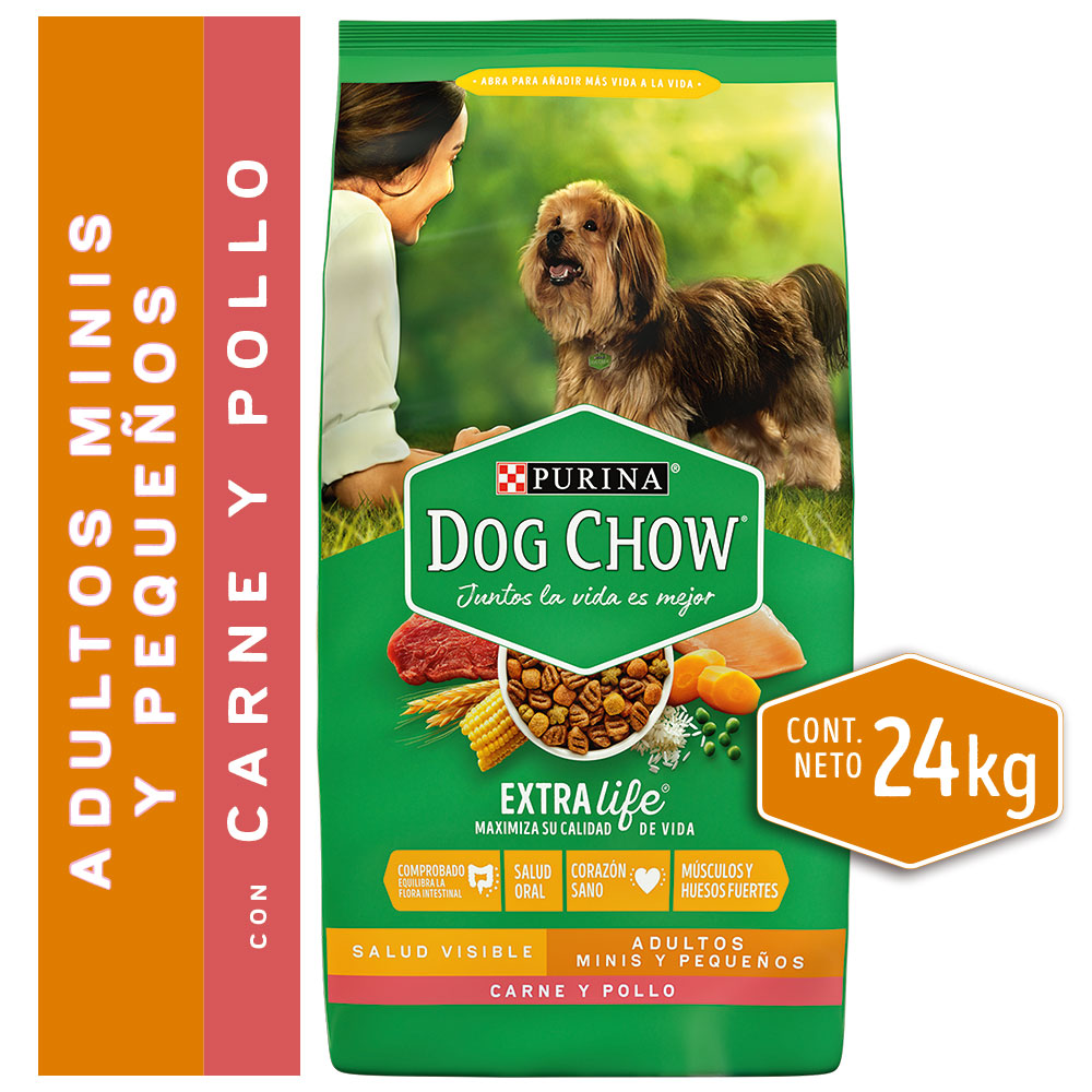 Dog Chow Adulto Pequeñas 24kg Distribuidora Lira