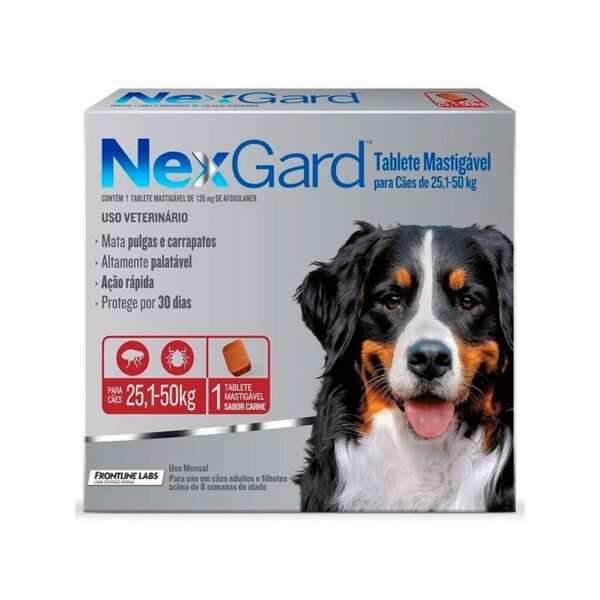 NexGard 25 a 50 KG - 136 mg 1 Comprimido