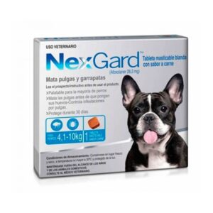 NexGard 4 a 10 KG - 28.3mg 1 Comprimido