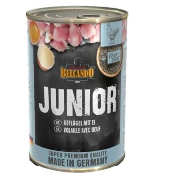 Belcando Perro Lata Junior Ave y Huevo Cachorro 800GR