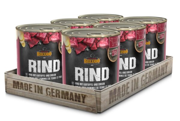 Belcando Perro Lata Ternera Patata y Guisante 800GR x6 Unidades