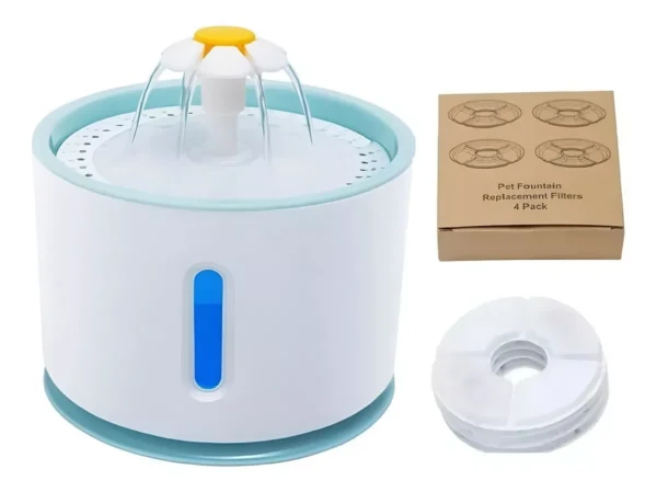 Fuente Bebedero Flor Automático de Agua para Gatos 2.4Lts (79967) - Imagen 5