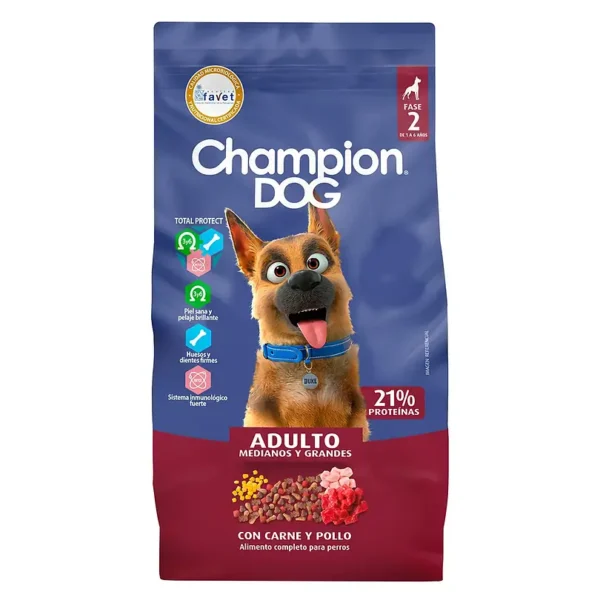 Champion Carne Cereales 18 KG +1,5 KG de Regalo