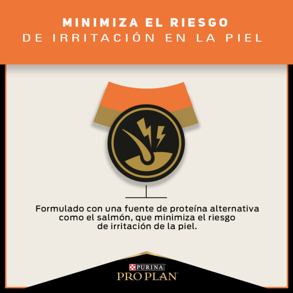 Pro Plan Sensitive Skin Salmón Razas Mediana/Grande 3 KG - Imagen 4