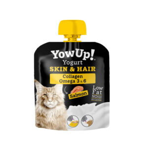 Snack Yogurt Skin & Hair Salmon Gato Yow Up 85 GR (1113)