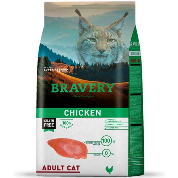 Bravery Chicken Adulto Gato 2Kg