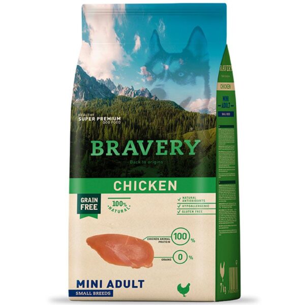 Bravery Chicken Mini Adulto Small Breed 2 KG