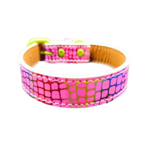Collar 1.5 cm Holografico Rosado 75101