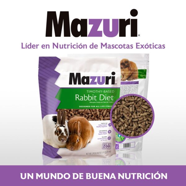 Mazuri Conejo Timothy-Based 1 KG - Imagen 2