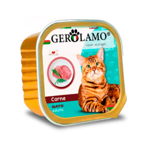 Gerolamo Gato Pate Carne 300 GR Unidad
