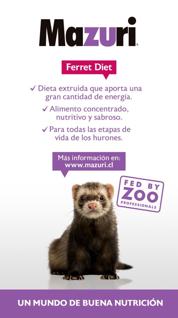 Mazuri Huron Diet Ferret 2,26 Kg - Imagen 3