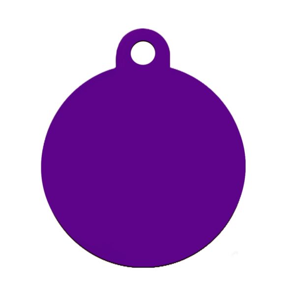 Plaquita / Placa Morada Grande Hueso
