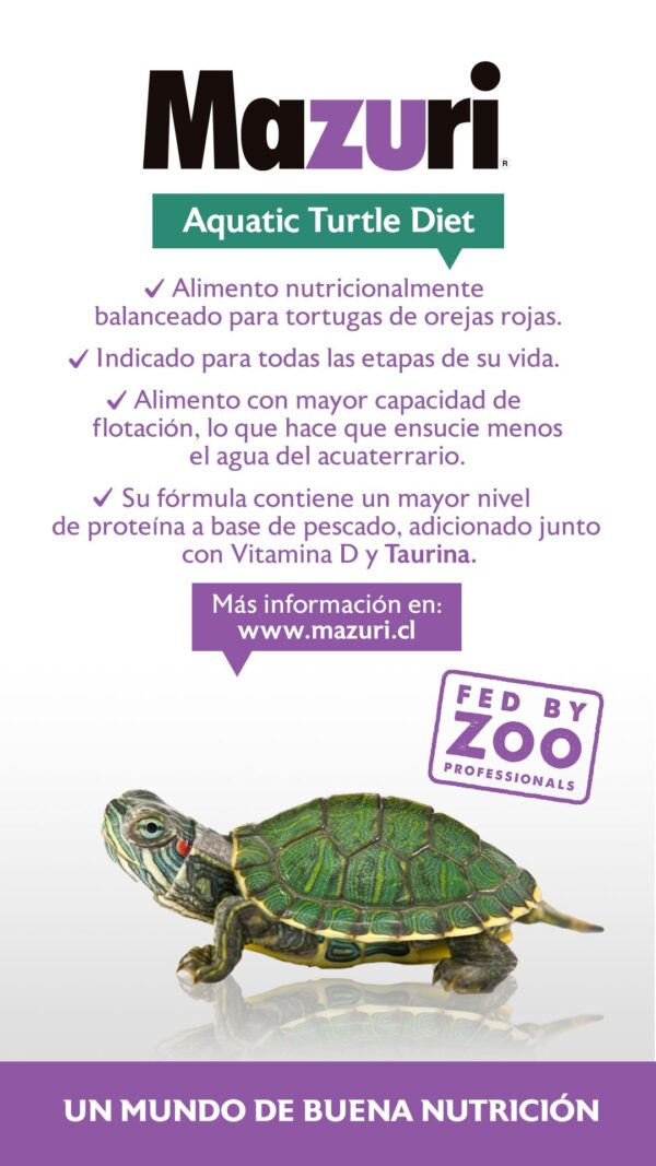 Mazuri Aquatic Turtle Diet 340 grs - Imagen 2
