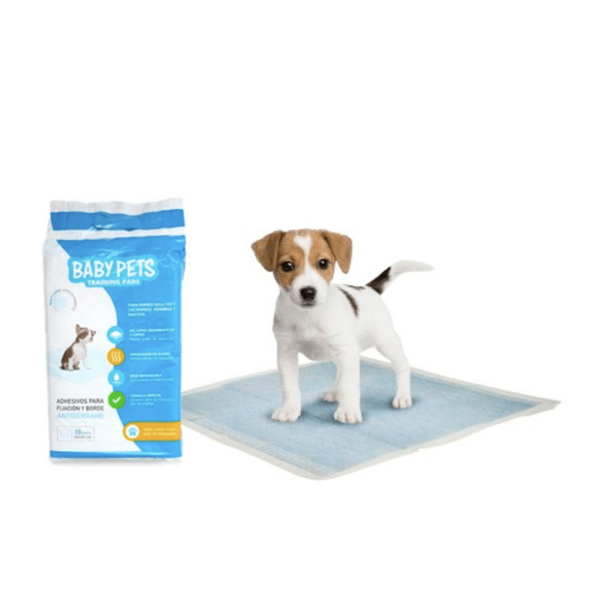 Sabanillas de Entrenamiento Baby Pets Training Pads 10 Unidades 60x60 cm - Imagen 2