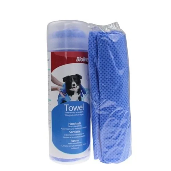 Toalla Absorbente para Mascotas Bioline 66x43 cm (Código2000) - Imagen 2