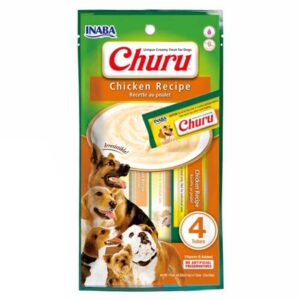 Caja Churu Dog Chicken Vegetables 6 Sachets 4 Tubos (USA615)
