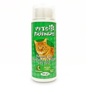 Shampoo Seco Repelente Pulgas Gato 100 GR