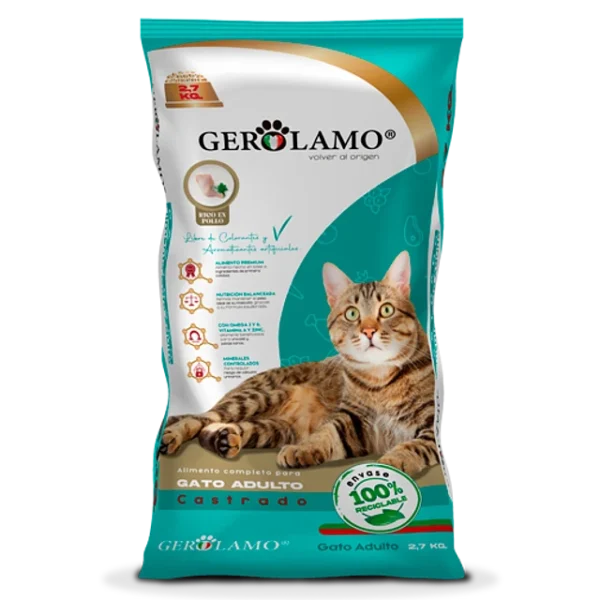 Gerolamo Gato Adulto Castrado 2,7 KG
