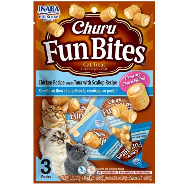 Churu Cat Fun Bites Atun & Ostion 60 GR