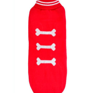 Chaleco Lana Huesito Rojo Talla XXXL (740713)