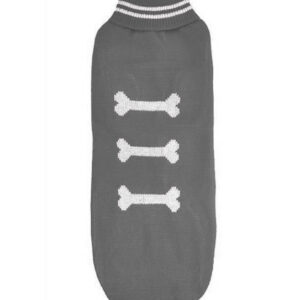Chaleco Lana Huesito Gris Talla 5XL (74715)