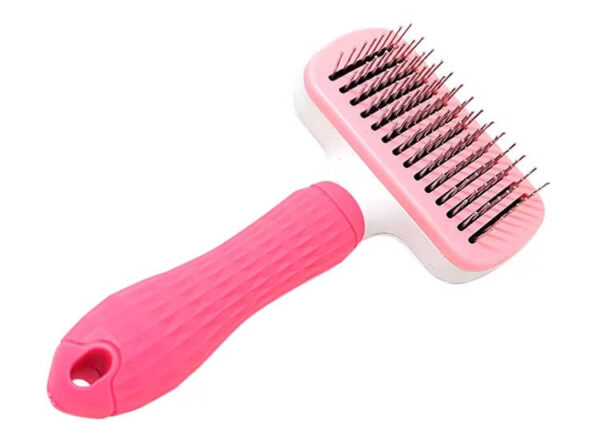 Rasqueta Cepillo Ovalada Rosa (MABT-328)