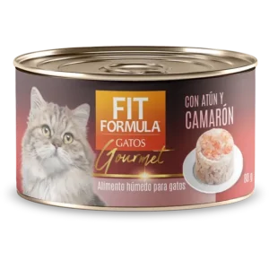 Lata Fit Gato Gourmet Atun Camarón 80 GR