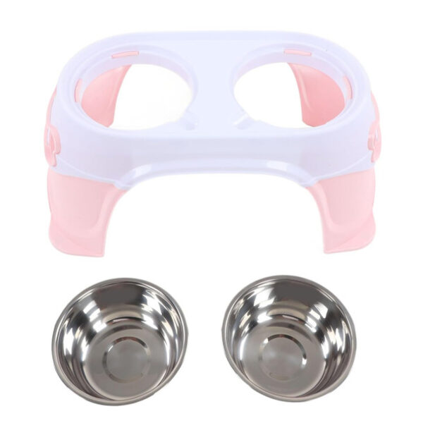 Plato Comedero Doble Pedestal (XDB-005) - Imagen 2