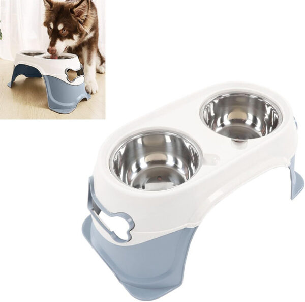 Plato Comedero Doble Pedestal (XDB-005) - Imagen 4