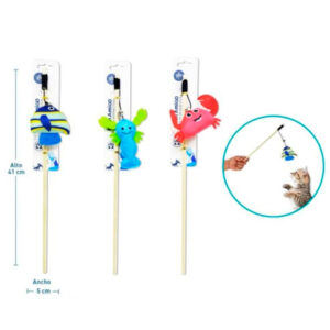 Varita Madera Peces y Moluscos Diseños Surtidos (65423) Unidad