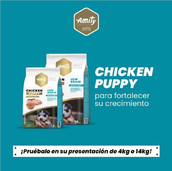 Amity Super Premium Low Grain Chicken Puppy 14 KG - Imagen 2