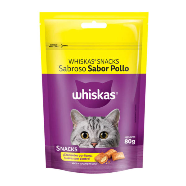 Whiskas Caja Snack Pollo 12 x 80 GR