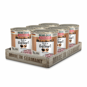 Display Lata BewiDog Rico en Aves 6x800 GR