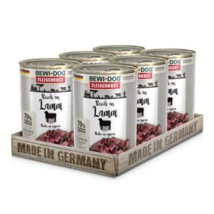 Display Lata BewiDog Rico en Cordero 6x400 GR