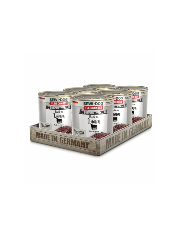 Display Lata BewiDog Rico en Cordero 6x800 GR