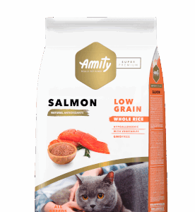 Amity Low Grain Salmon Gato Adulto 7 KG