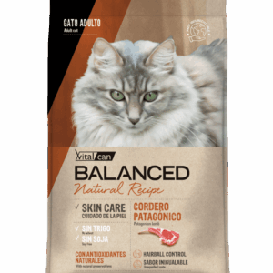 Vitalcan Balanced Natural Recipe Skin Care Gato Cordero 7.5 KG