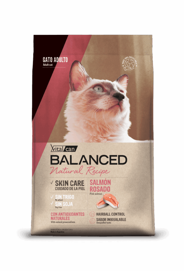 Vitalcan Balanced Natural Recipe Skin Care Gato Salmon 7.5 KG
