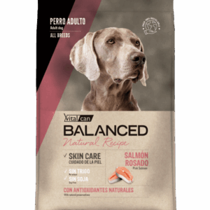 Vitalcan Balanced Natural Recipe Perro Adulto Salmón Rosado 15 KG