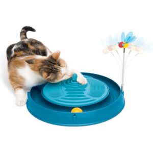 Juguete Gato Catit Play Circuito 3 en 1 con Masajeador (43001)
