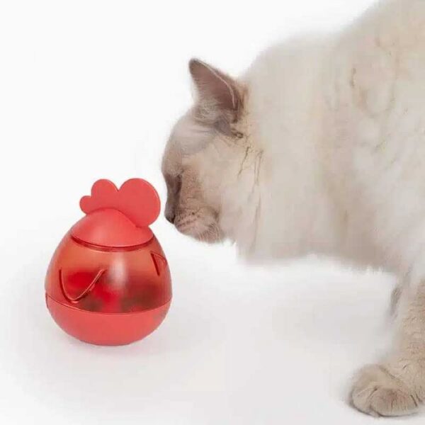 Juguete Gato Catit Pixi Dispensador Golosinas Gallo (43032) - Imagen 4
