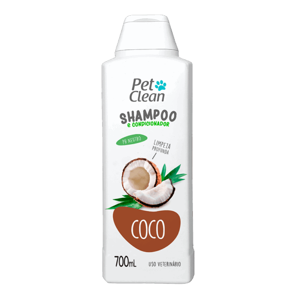 Shampoo & Acondicionador Coco 700ml Pet Clean
