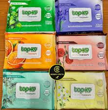 Toallitas Húmedas Therapy Eucalipto 30 Unidades Top K09