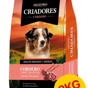 Criadores High Pro Adulto Cordero 20 KG + 3KG de Regalo