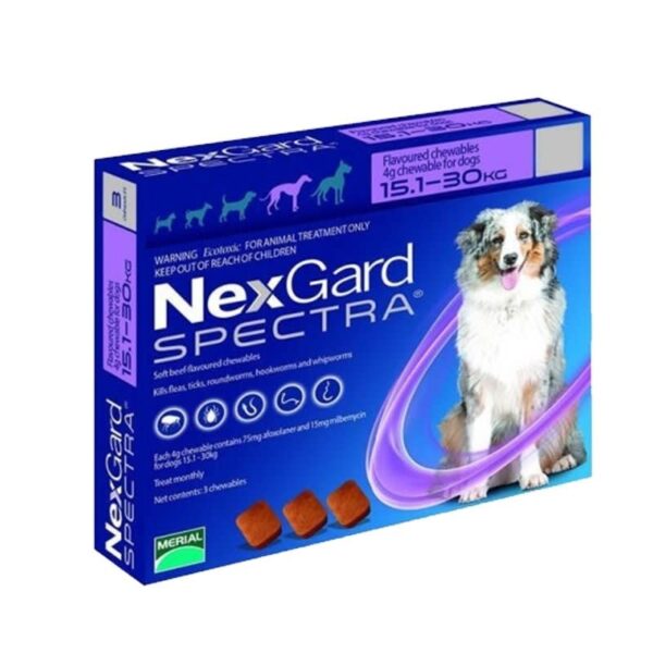 Nexgard Spectra 15.1 A 30 KG 1 Comprimido - Imagen 2