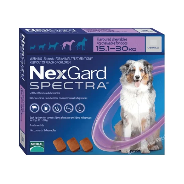 Nexgard Spectra 15.1 A 30 KG 1 Comprimido