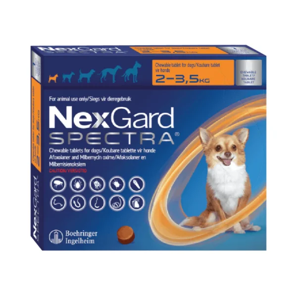 Nexgard Spectra 2 A 3.5 KG 1 Comprimido