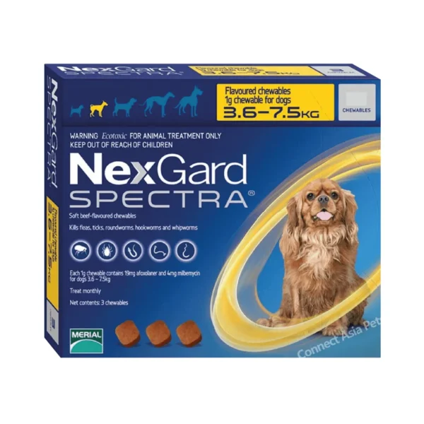Nexgard Spectra 3.6 A 7.5 KG 1 Comprimido